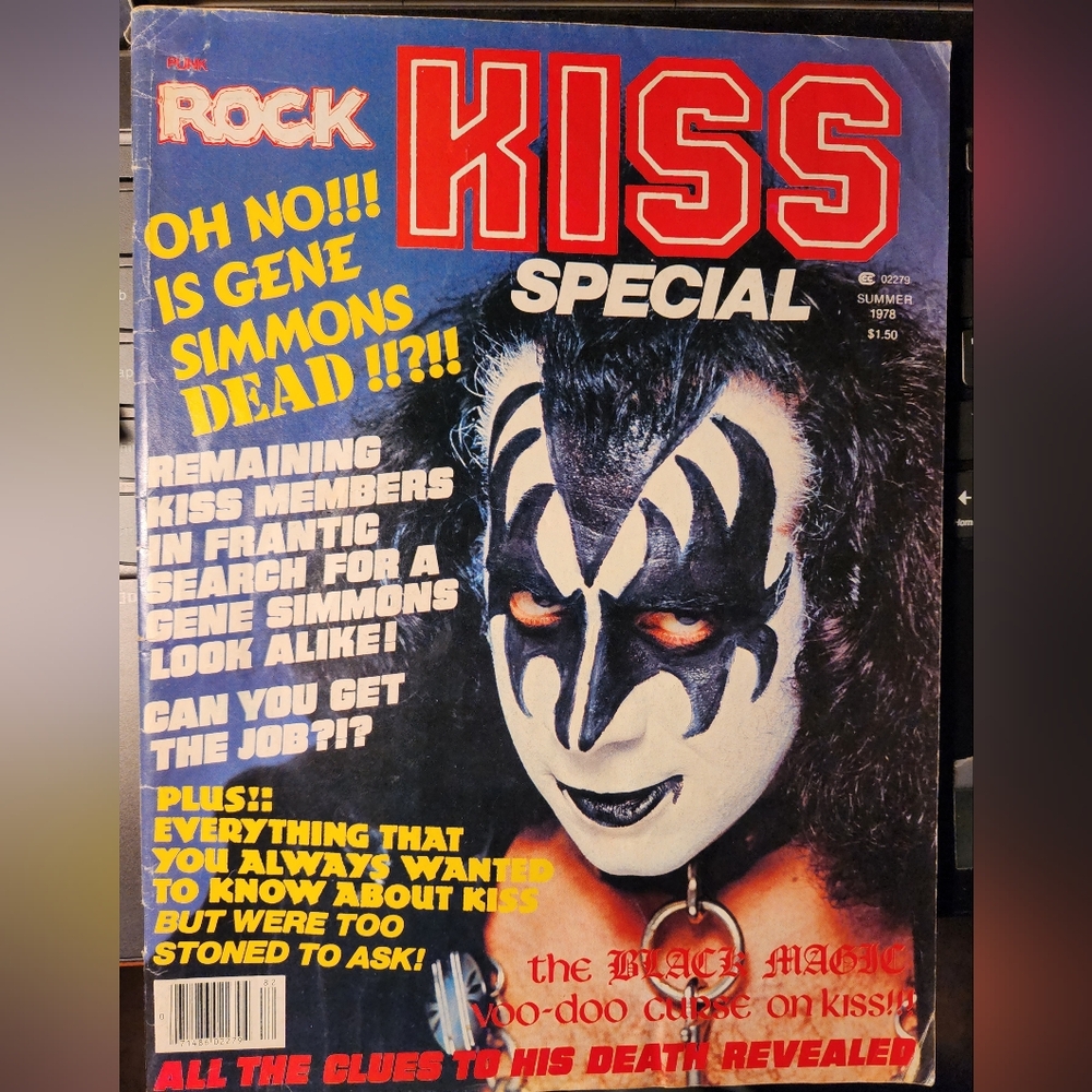 1978 KISS Special edition issue by Punk Magazine